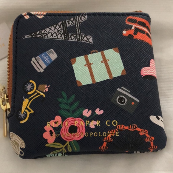 Rifle Paper Co. Handbags - Rifle Paper Co. Coin Pouch 4" L × 4" W